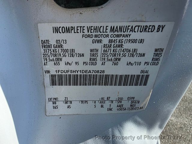 2013 Ford F-550 Super Duty XLT 2dr 4wd Regular Cab LB Chassis DRW - 21585697 - 20