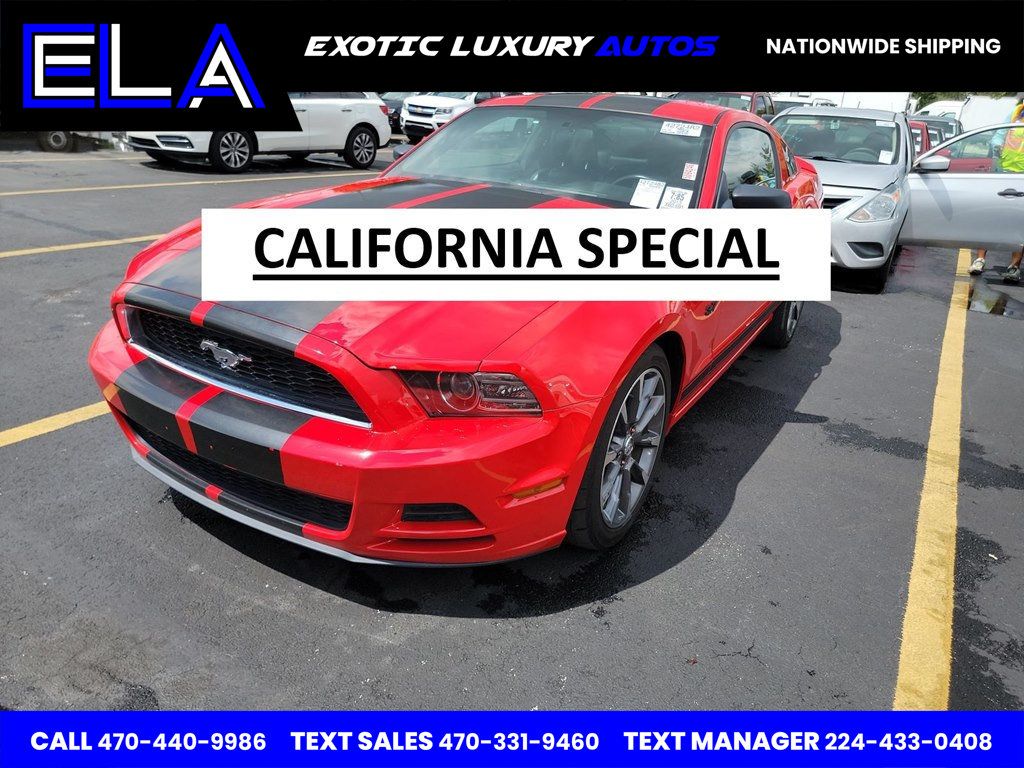 2013 Ford Mustang CALIFORNIA PACKAGE! GT PREMIUM! 6 SPEED MANUAL! CLEAN TEXAS CAR - 22621687 - 0