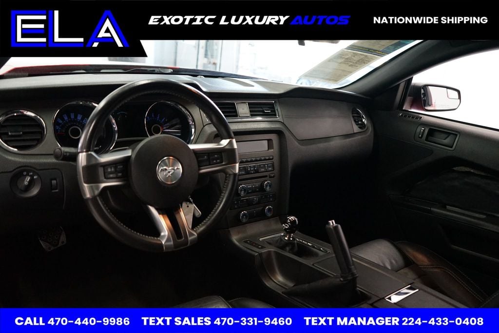 2013 Ford Mustang CALIFORNIA PACKAGE! GT PREMIUM! 6 SPEED MANUAL! CLEAN TEXAS CAR - 22621687 - 25