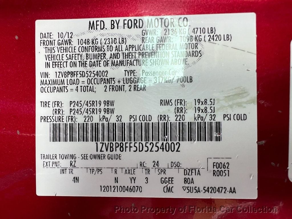 2013 Ford Mustang Convertible GT Premium Automatic - 22931022 - 89