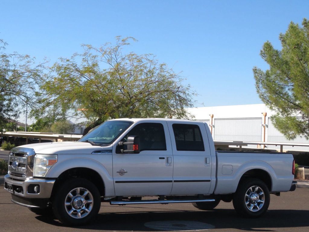 2013 Ford Super Duty F-250 SRW 4X4 POWERSTROKE LARIAT DIESEL CREWCAB 1OWNER AZ TRUCK DIESEL  - 22672420 - 0