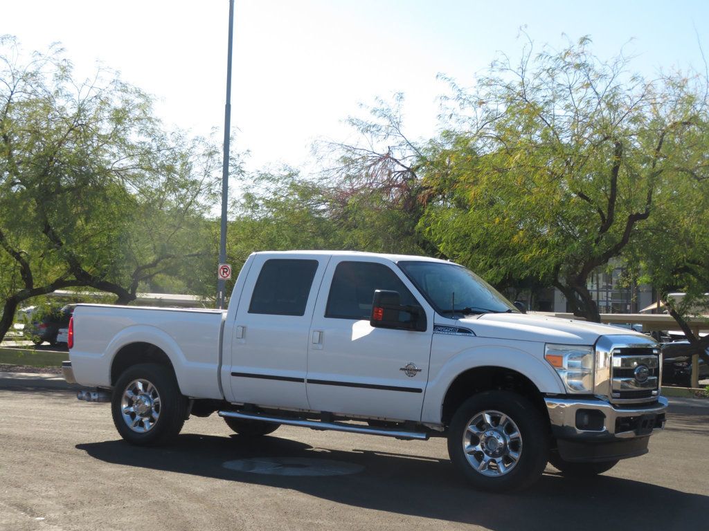 2013 Ford Super Duty F-250 SRW 4X4 POWERSTROKE LARIAT DIESEL CREWCAB 1OWNER AZ TRUCK DIESEL  - 22672420 - 3