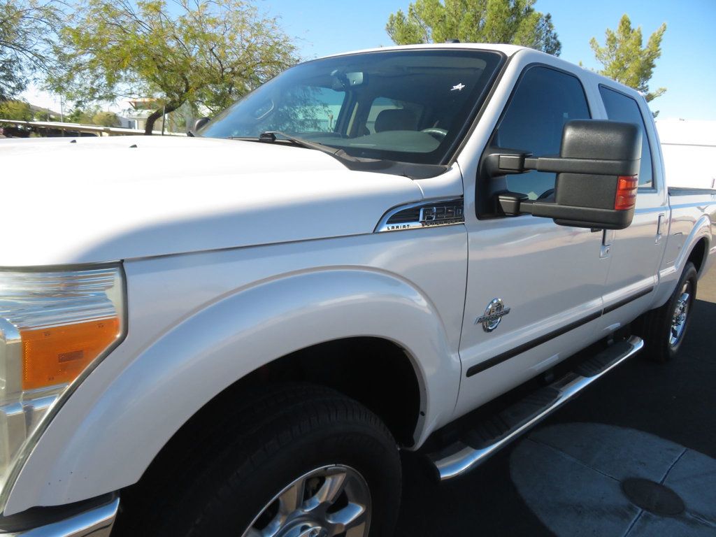 2013 Ford Super Duty F-250 SRW 4X4 POWERSTROKE LARIAT DIESEL CREWCAB 1OWNER AZ TRUCK DIESEL  - 22672420 - 7