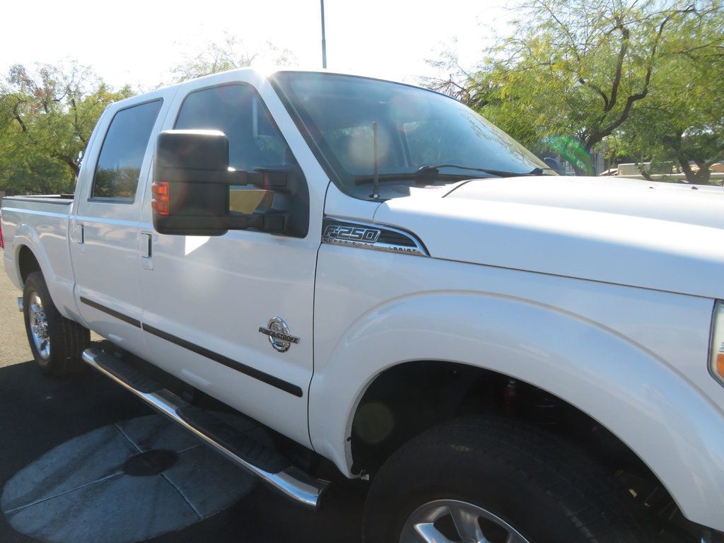 2013 Ford Super Duty F-250 SRW 4X4 POWERSTROKE LARIAT DIESEL CREWCAB 1OWNER AZ TRUCK DIESEL  - 22672420 - 8