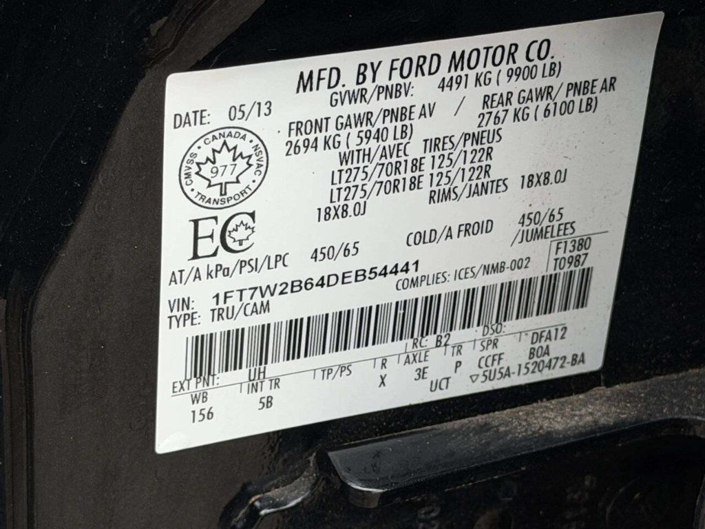 2013 Ford Super Duty F-250 SRW Lariat 4x4 4dr Crew Cab 6.8 ft. SB Pickup - 23003231 - 16