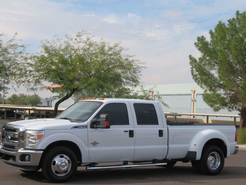 2013 Ford Super Duty F-350 DRW EXTRA CLEAN POWERSTROKE DUALLY LOW MILES  - 22222490 - 0