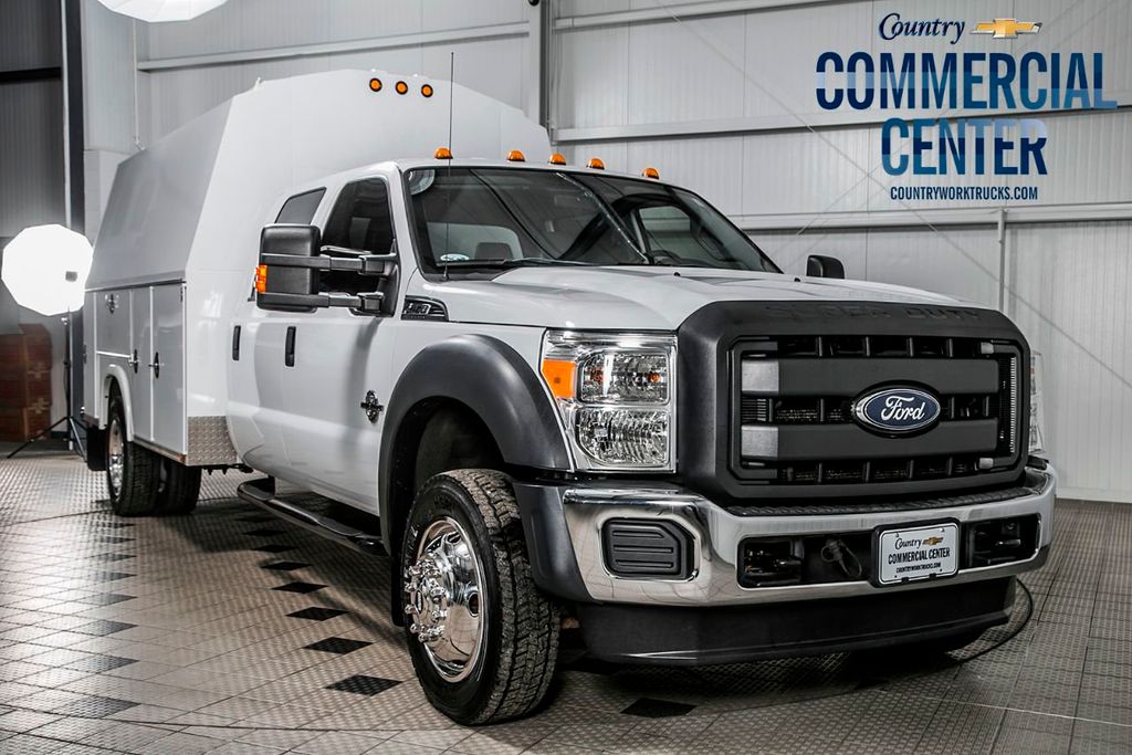 2013 Ford Super Duty F-450 DRW Cab-Chassis F450 CREW CAB 4X4 * 6.7 POWERSTROKE * 11' ROYAL KUV * 1 OWNER - 17149978 - 0