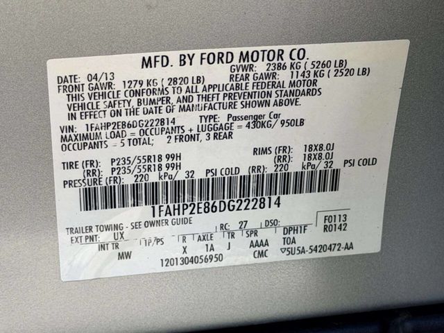 2013 Ford Taurus 4dr Sedan SEL FWD - 23025734 - 20