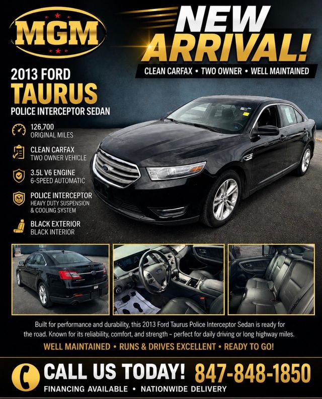 2013 Ford Taurus 4dr Sedan SEL FWD - 23032513 - 0