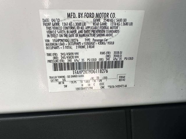 2013 Ford Taurus 4dr Sedan SHO AWD - 23049456 - 27