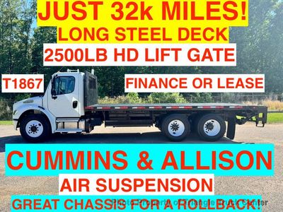 2013 Freightliner M2 JUST 32k MILES! TANDEM AXLE LONG FLATBED - 1FVHCYDT9DHBZ9948