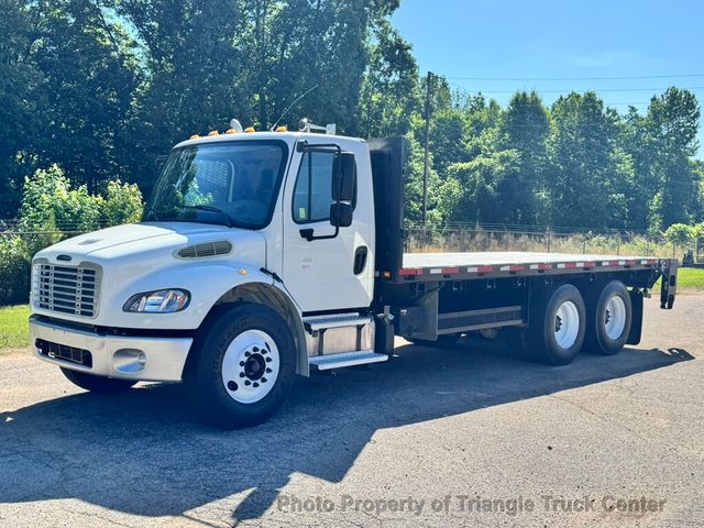 2013 Freightliner M2 JUST 32k MILES! TANDEM AXLE LONG FLATBED SUPER NICE UNIT! FINANCE OR LEASE! - 23017566 - 1