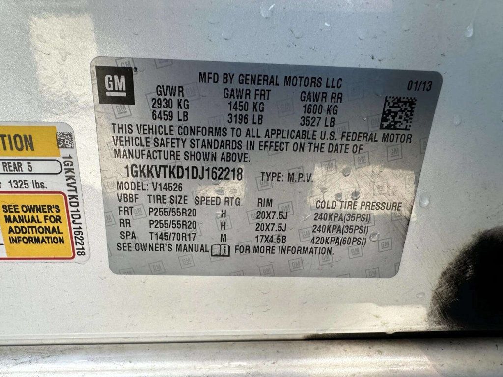 2013 GMC Acadia AWD 4dr Denali - 22991136 - 42