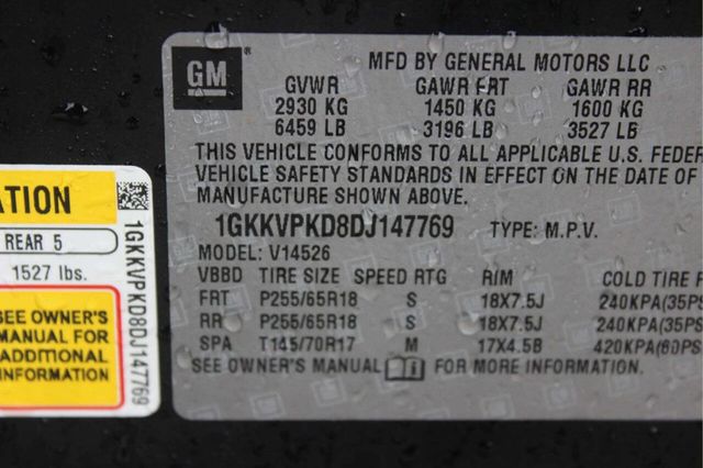 2013 GMC Acadia AWD 4dr SLE w/SLE-2 - 22995215 - 9