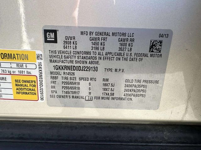 2013 GMC Acadia FWD 4dr SLE w/SLE-1 - 22947357 - 35