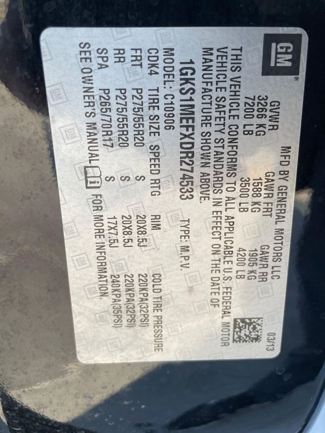 2013 GMC Yukon XL 2WD 4dr 1500 Denali - 22980172 - 12