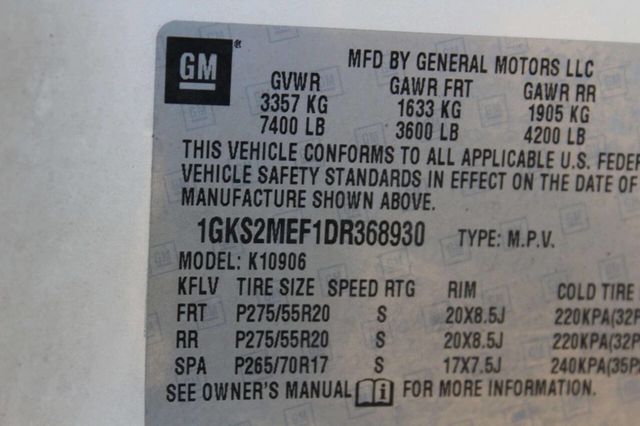 2013 GMC Yukon XL AWD 4dr 1500 Denali - 22961835 - 10