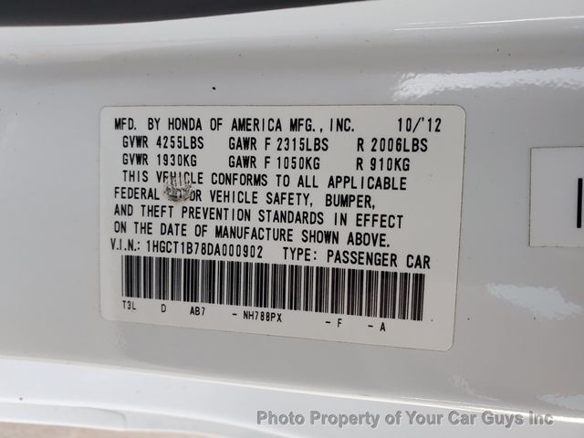 2013 Honda Accord Coupe 2dr I4 Automatic EX - 22982468 - 23