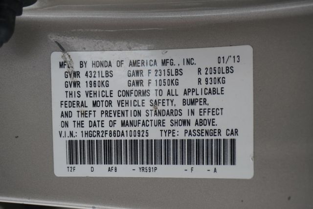 2013 Honda Accord Sedan 4dr I4 CVT EX-L - 22986468 - 31