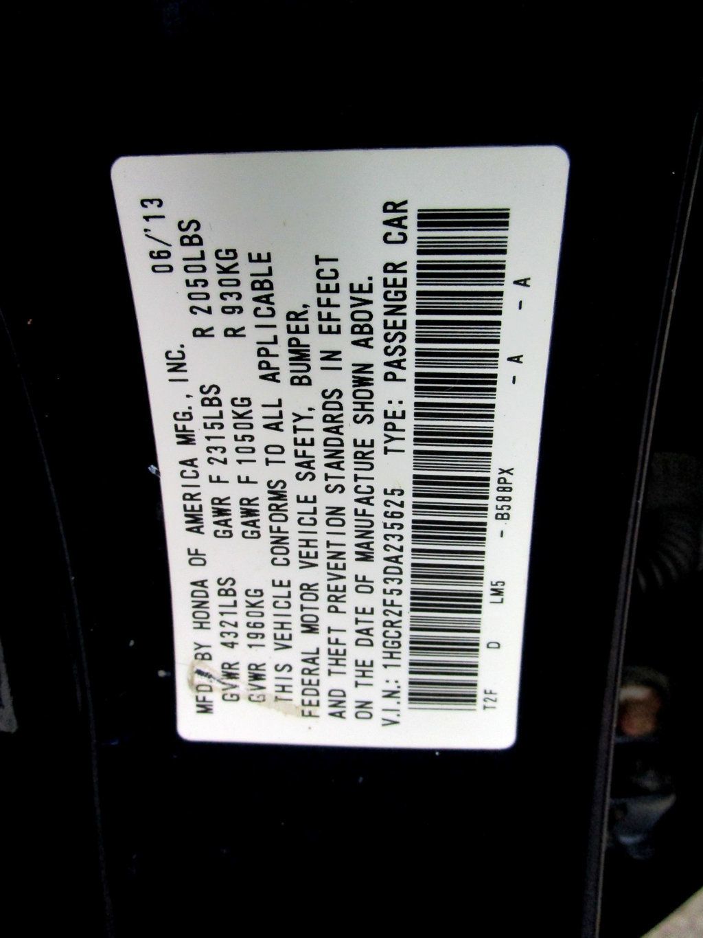 2013 Honda Accord Sedan 4dr I4 CVT Sport - 22631723 - 36