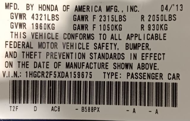 2013 Honda Accord Sedan 4dr I4 CVT Sport - 22945057 - 4