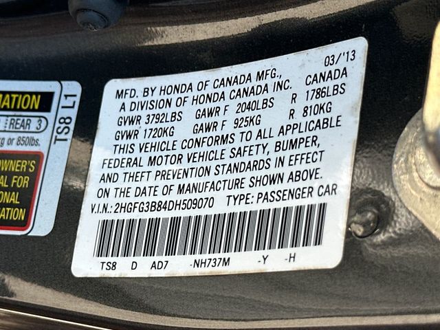 2013 Honda Civic Coupe 2dr Automatic EX - 23039797 - 21
