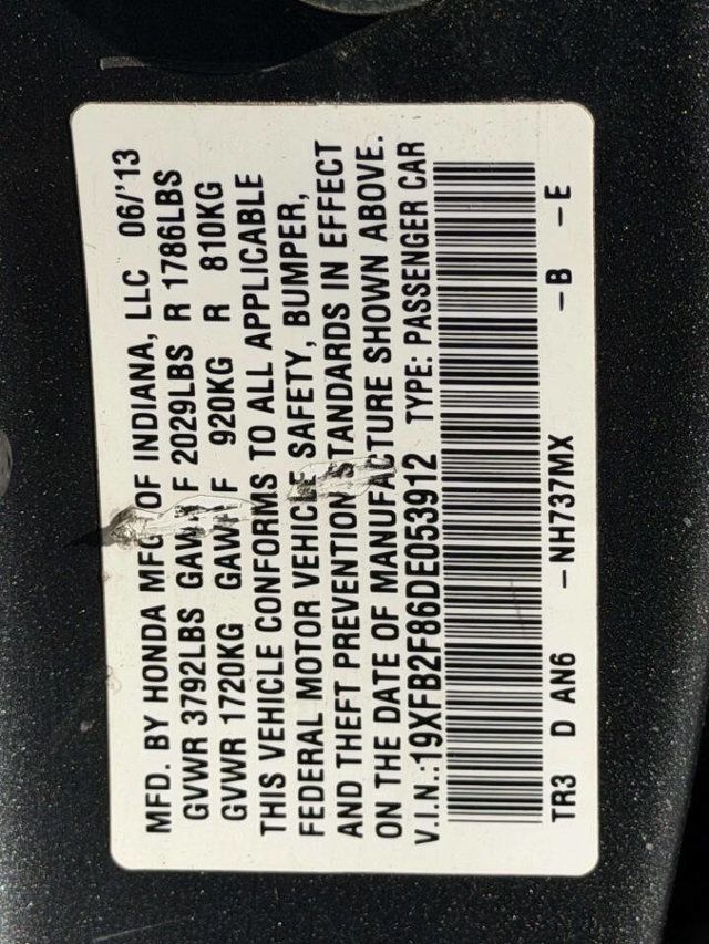 2013 Honda Civic Sedan 4dr Automatic EX - 22962409 - 13