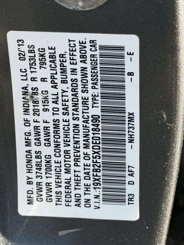 2013 Honda Civic Sedan 4dr Automatic LX - 22960690 - 12