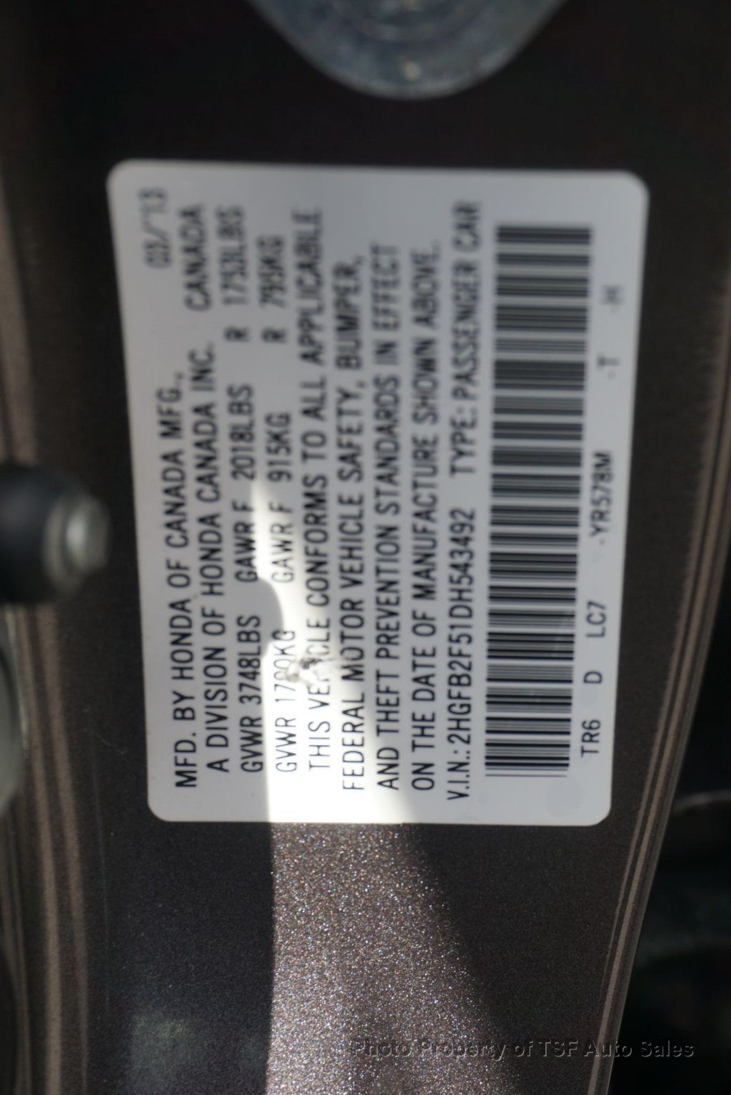 2013 Honda Civic Sedan 4dr Automatic LX - 22368631 - 28