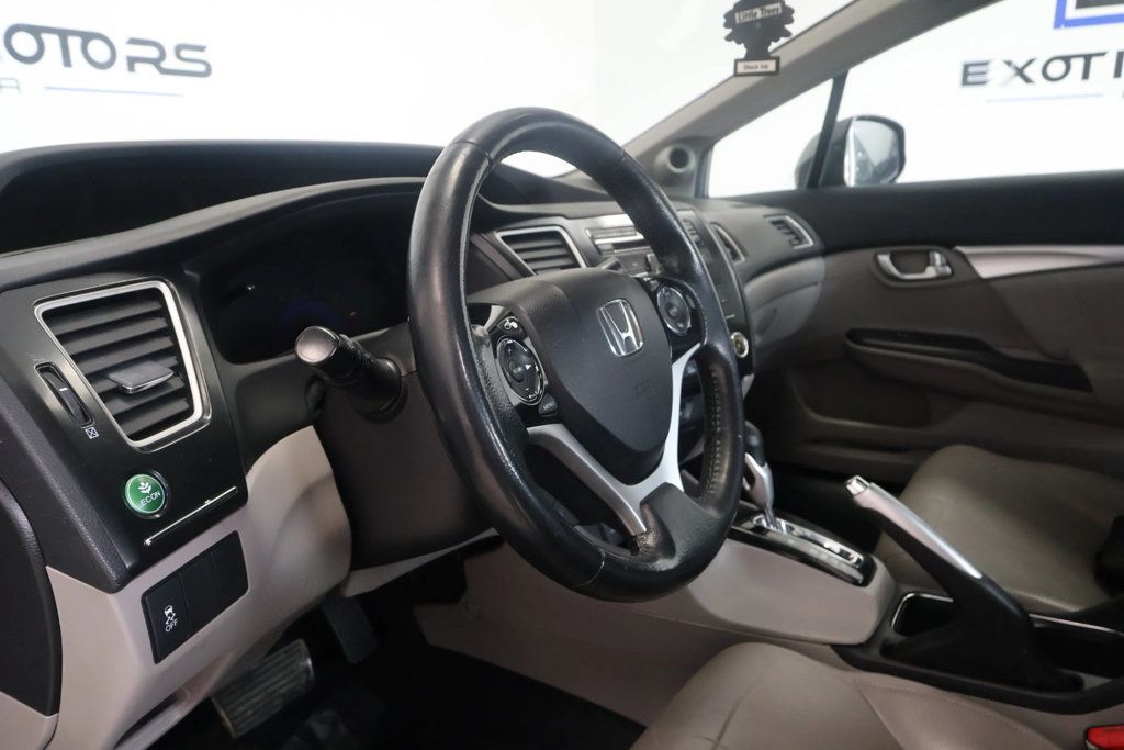 2013 Honda Civic Sedan EX-L TRIM, CLEAN CARFAX, LTHR SEATS, SUNROOF, FOG LIGHTS!!! - 22953163 - 11