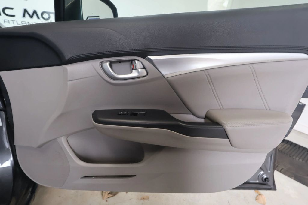 2013 Honda Civic Sedan EX-L TRIM, CLEAN CARFAX, LTHR SEATS, SUNROOF, FOG LIGHTS!!! - 22953163 - 33