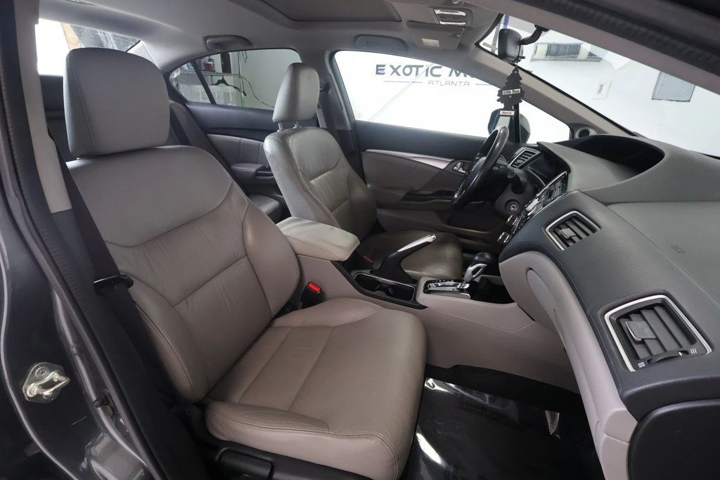 2013 Honda Civic Sedan EX-L TRIM, CLEAN CARFAX, LTHR SEATS, SUNROOF, FOG LIGHTS!!! - 22953163 - 35