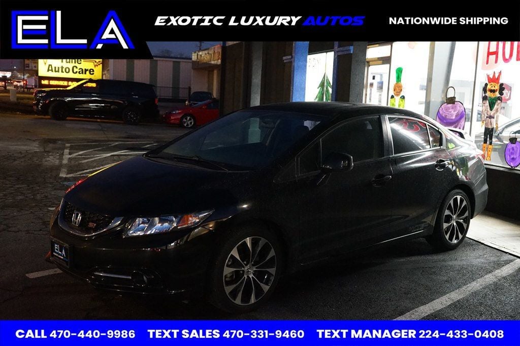 2013 Honda Civic Sedan NAVIGATION! REAR CAMERA! CLEAN CLEAN! FULL OEM STOCK NO MODS  - 22712647 - 1