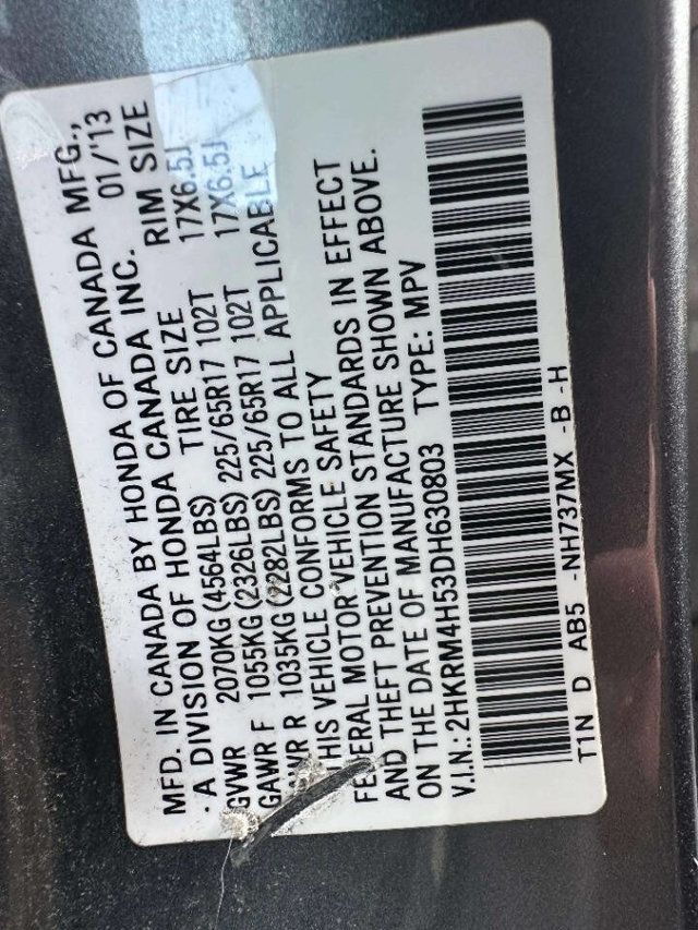 2013 Honda CR-V AWD 5dr EX - 23013485 - 33