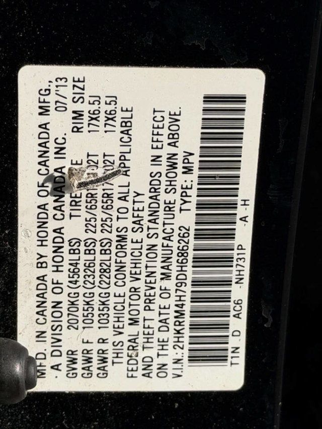 2013 Honda CR-V AWD 5dr EX-L w/Navi - 22962836 - 15