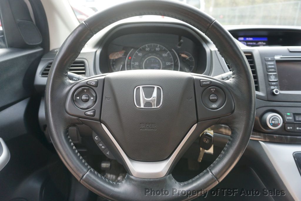 2013 Honda CR-V AWD 5dr EX-L w/Navigation Rear Camera Leather Sunroof Hot Seats  - 23013826 - 34