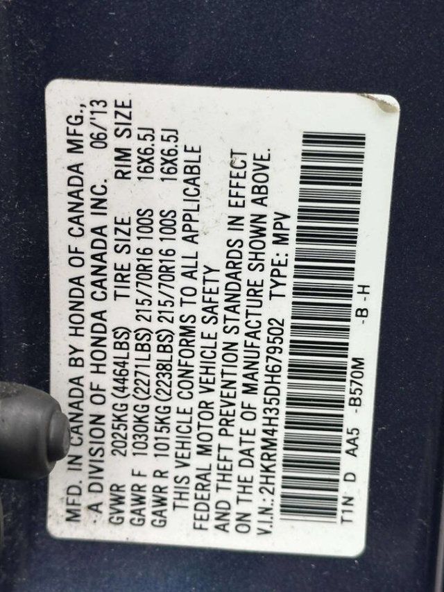2013 Honda CR-V AWD 5dr LX - 22935107 - 16
