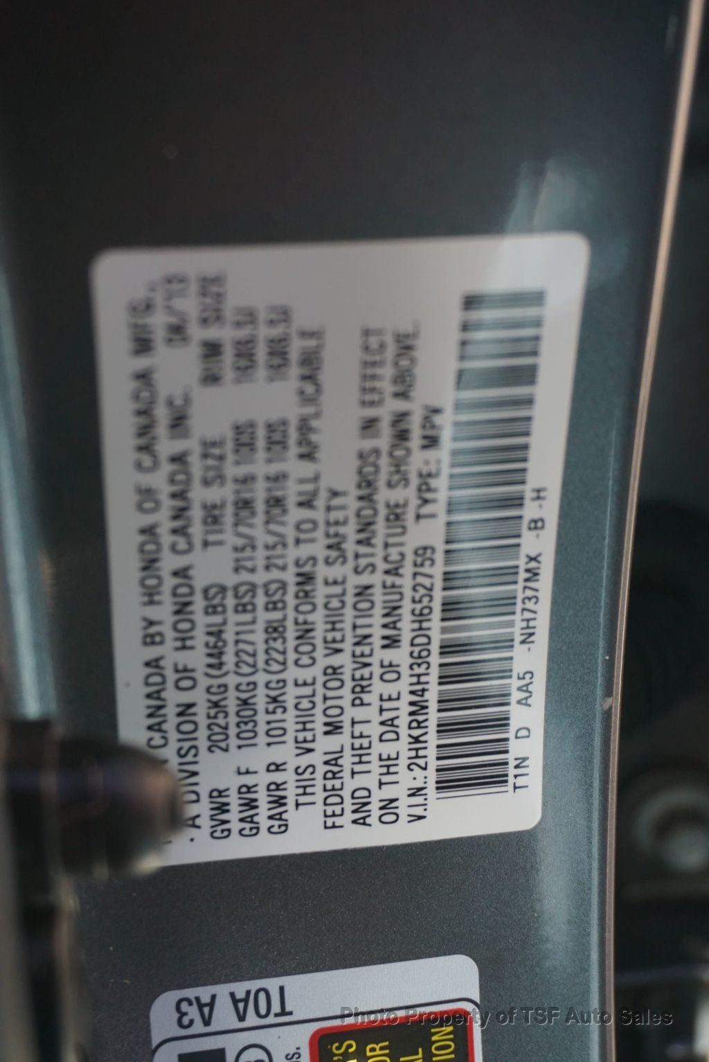 2013 Honda CR-V AWD 5dr LX - 23098679 - 32