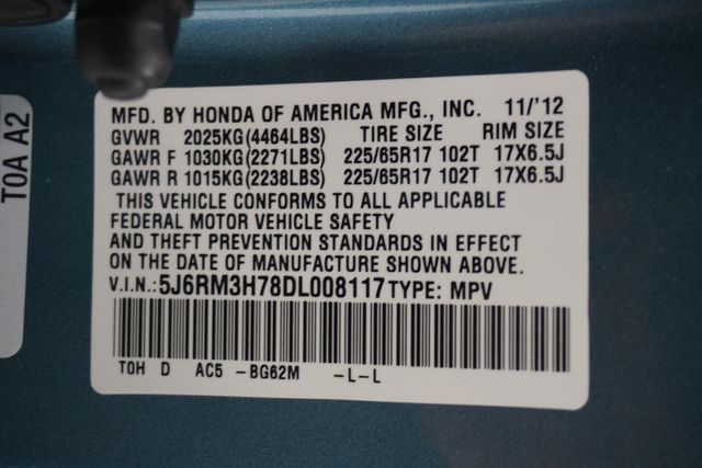 2013 Honda CR-V EX-L - 22980953 - 29