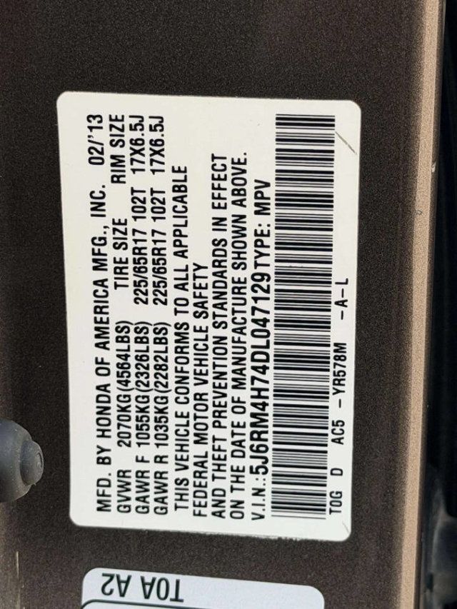 2013 Honda CR-V EX L AWD 4dr SUV - 23022339 - 19