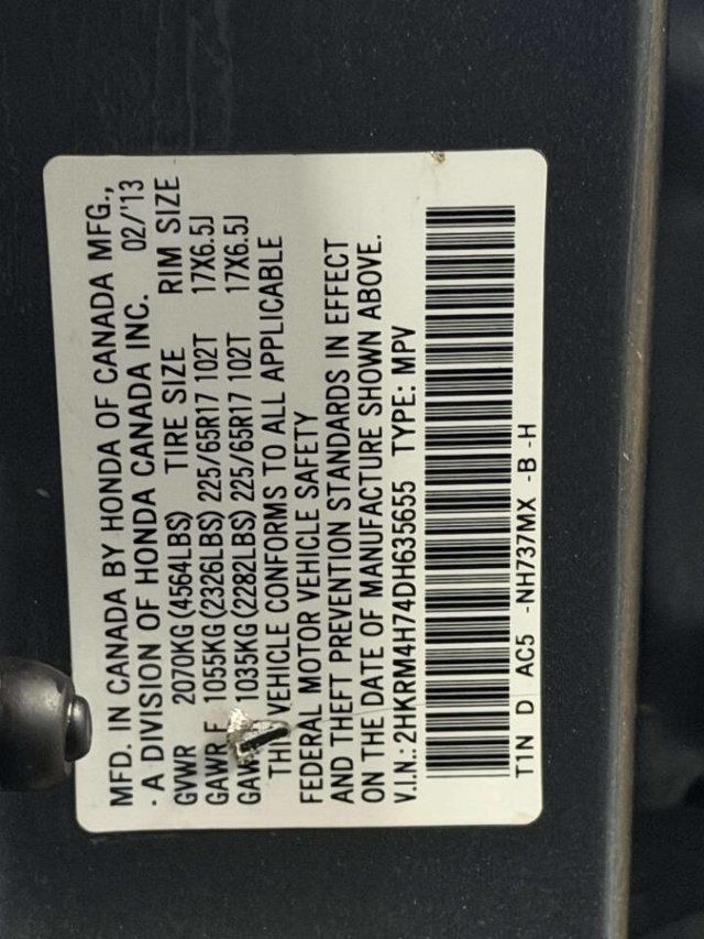 2013 Honda CR-V EX L w/DVD AWD 4dr SUV - 22979516 - 12