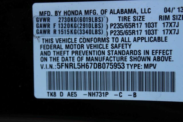 2013 Honda Odyssey 5dr EX-L - 22961838 - 10
