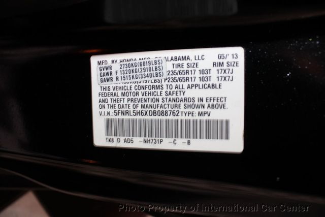 2013 Honda Odyssey EX-L photo 39