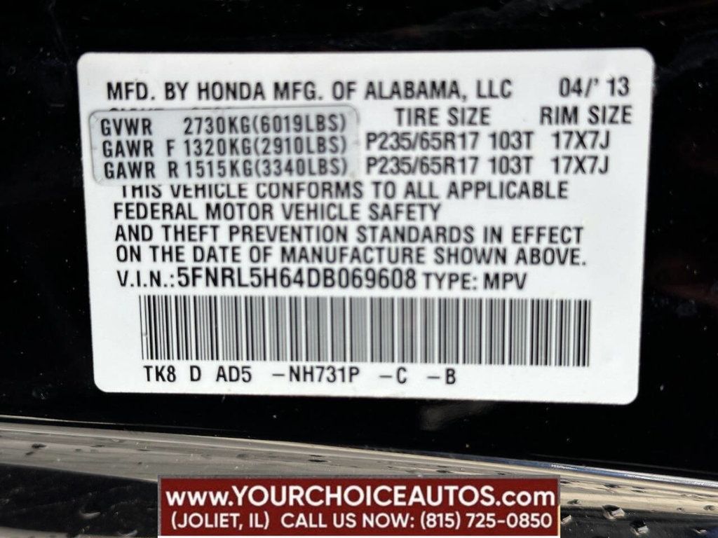 2013 Honda Odyssey 5dr EX-L - 22842503 - 16