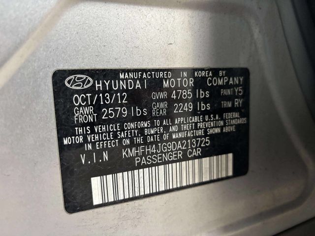 2013 Hyundai Azera 4dr Sedan - 22953809 - 47