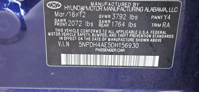 2013 Hyundai Elantra 4dr Sedan Automatic GLS - 23000609 - 9