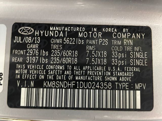 2013 Hyundai Santa Fe AWD 4dr GLS - 23012320 - 48