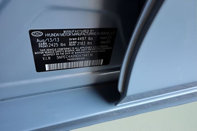 2013 HYUNDAI SONATA 4dr Sedan 2.0T Automatic SE - 22983683 - 28