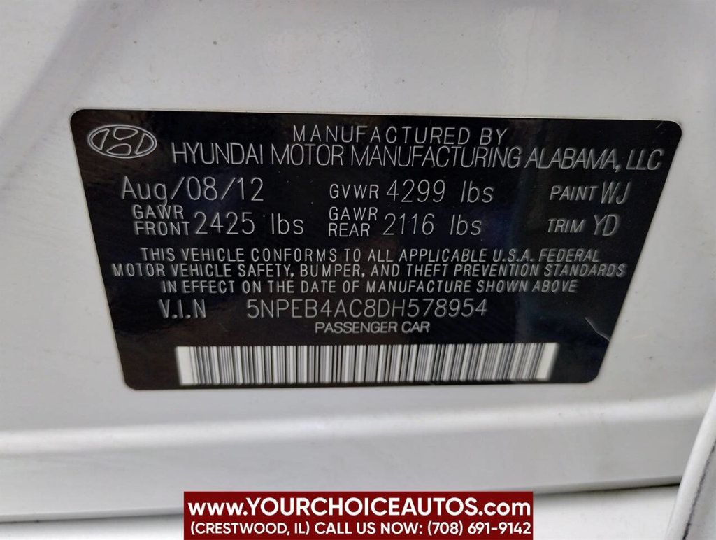 2013 Hyundai Sonata 4dr Sedan 2.4L Automatic GLS - 22901696 - 32