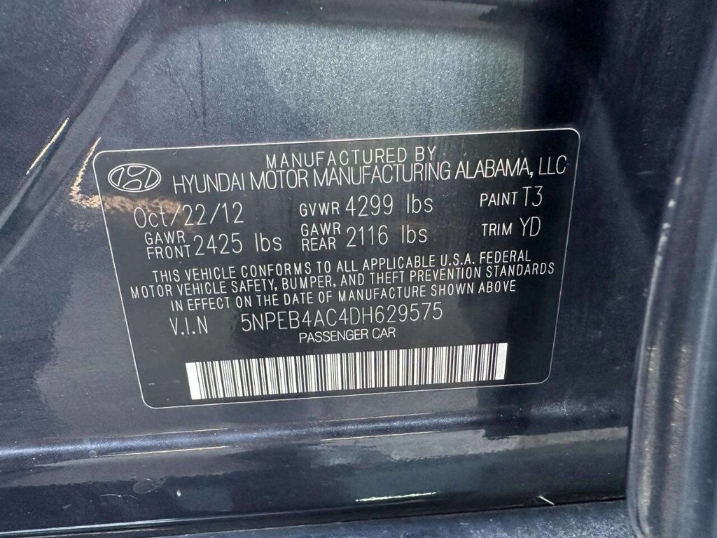 2013 Hyundai Sonata 4dr Sedan 2.4L Automatic GLS - 23036120 - 26